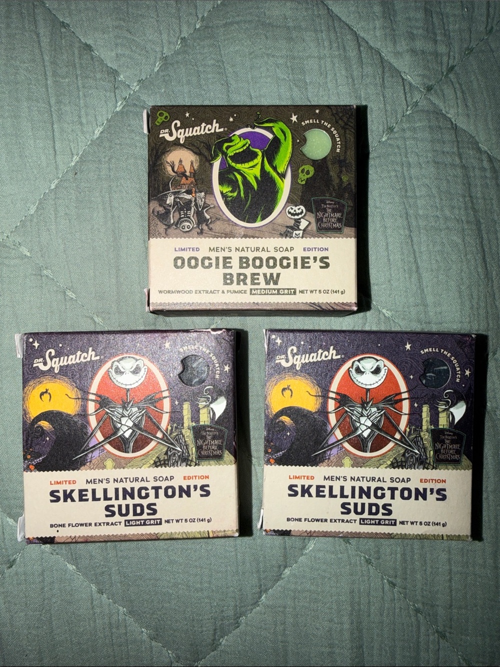 Dr. Squatch x Nightmare Before Christmas Soap Trio!